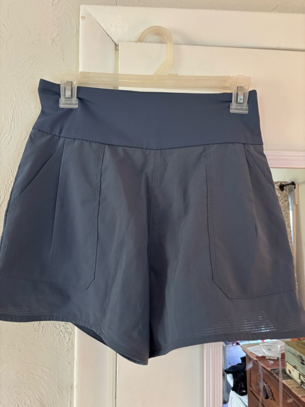 Wrangler Women's Periwinkle Athletic Shorts w/Built-In Spandex